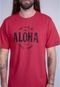 Camiseta Oneill Spread The Aloha Vermelha Mescla - Marca Oneill