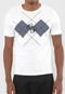 Camiseta Guess Lettering Off-White - Marca Guess