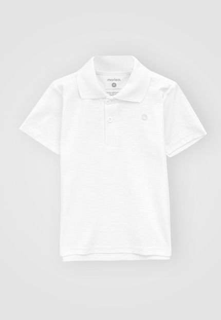 Camisa Polo Marisol Infantil Logo Branca - Marca Marisol