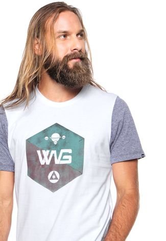 Camiseta WG Invaders Branca/Cinza