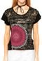 Blusa Desigual Escrita Preta - Marca Desigual