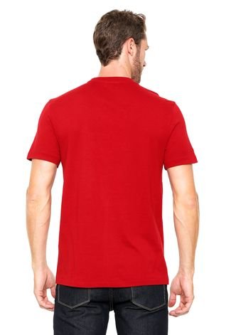 Camiseta Lacoste Regular Fit Vermelha