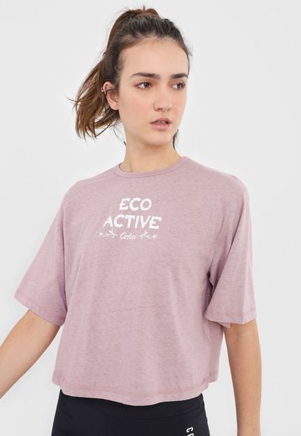 Camiseta Colcci Fitness Eco Active Rosa - Marca Colcci Fitness
