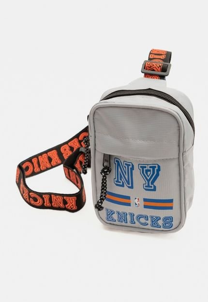 Bolsa NBA Shoulder Bag New York Knicks Cinza - Marca NBA