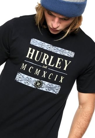 Camiseta Hurley Happening Preta