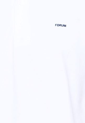Camisa Polo Forum Logo Branca