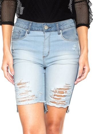 Bermuda Jeans It's & Co Destroyed Azul