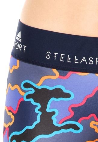 Legging adidas StellaSport Camo Roxa/Preto
