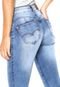Calça Jeans Biotipo Skinny Cropped Estonada Azul - Marca Biotipo