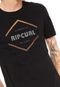 Camiseta Rip Curl Stamp Of Approval Preta - Marca Rip Curl