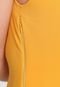Body Colcci Textura Amarelo - Marca Colcci
