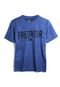 Camiseta adidas Performance Menino Escrita Azul - Marca adidas Performance
