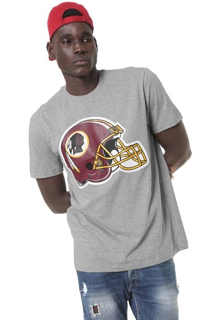 Camiseta New Era Washington Redskins Cinza - Marca New Era