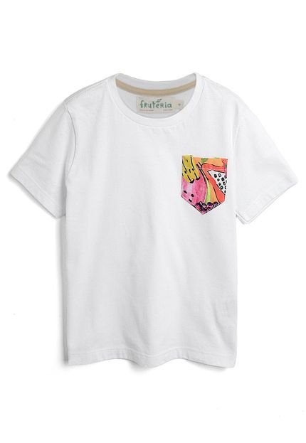 Camiseta Fruteria Menina Lisa Branca - Marca Fruteria