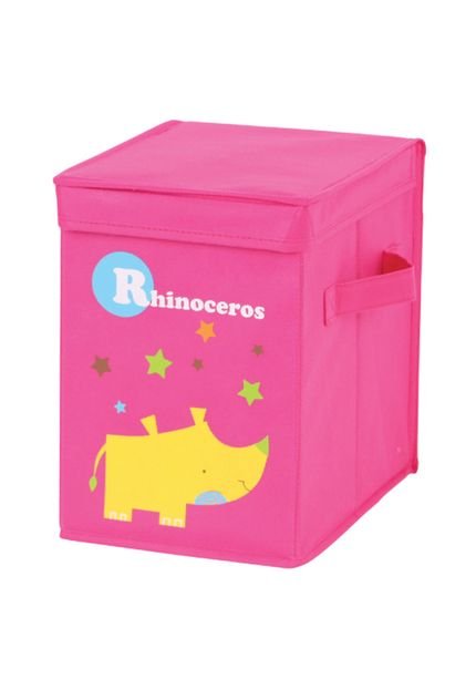 Caixa Organizadora Gedex Rinoceronte Rosa - Marca Gedex