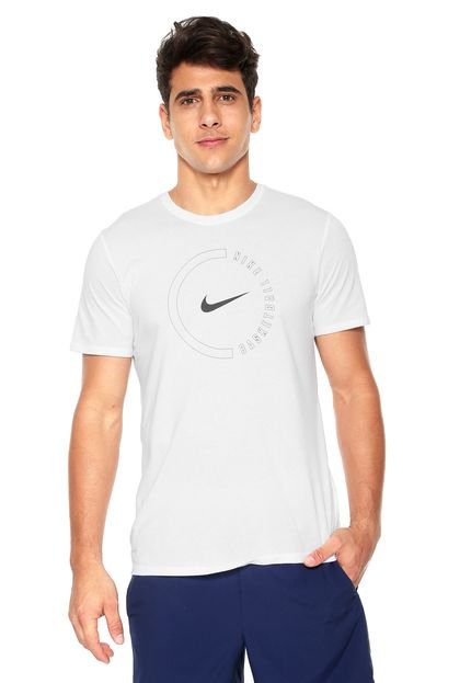 Camiseta Nike Dry Funda Circle Branca - Marca Nike