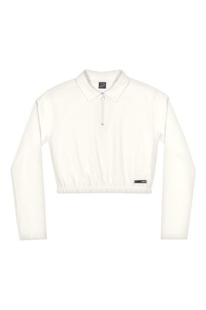 Blusa em Malha Tricô Branco Elian 10 Branco - Marca Elian