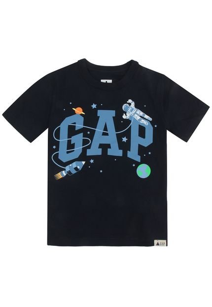 Camiseta GAP Infantil Preta - Marca GAP