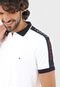 Camisa Polo Tommy Hilfiger Reta Logo Off-White - Marca Tommy Hilfiger