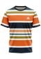 Camiseta Masculina Listrado Golden River Stripes - Marca Over Fame