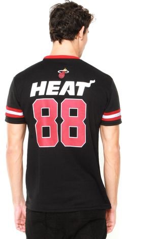 Camiseta NBA Premium Miami Heat Preta