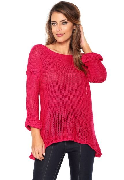 Suéter Tricot Disparate Despojado Rosa - Marca Disparate