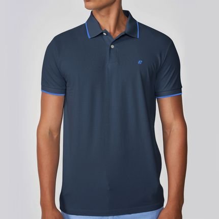 Camisa Polo Colcci Line Ve25 Marinho Masculino - Marca Colcci