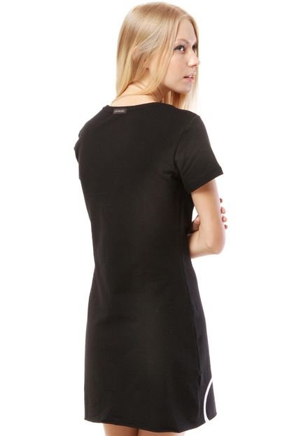 Vestido Calvin Klein Jeans Brand Preto - Marca Calvin Klein Jeans