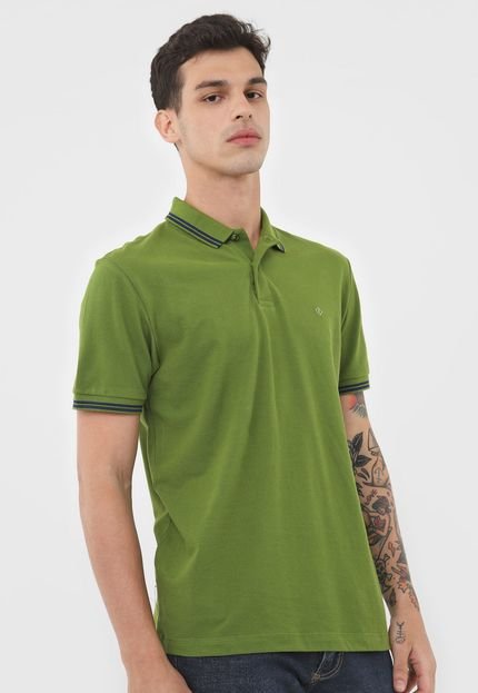 Camisa Polo Forum Reta Verde - Marca Forum