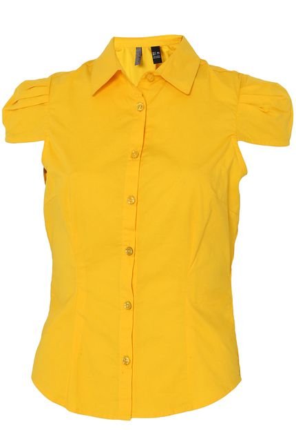 Camisa Colcci Lisa Amarela - Marca Colcci