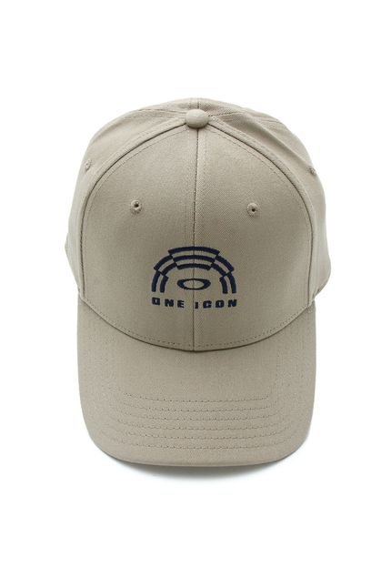 Boné Oakley 6 Panel Logo Hat Bege - Marca Oakley