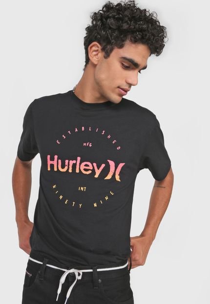 Camiseta Hurley Silk Marker Preta - Marca Hurley