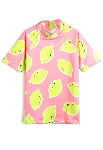 Camiseta Solar Tricae por Taciele Alcolea Menina Pink Limonade Rosa - Marca Tricae por Taciele Alcolea