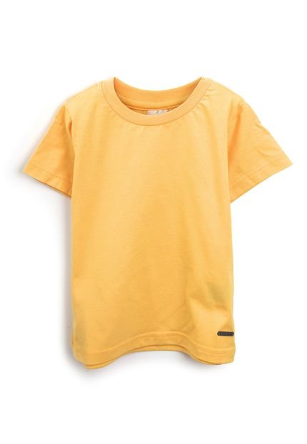 Camiseta Tigor T. Tigre Menino Lisa Amarela - Marca Tigor T. Tigre