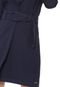 Vestido Colcci Curto Com Cinto Azul-marinho - Marca Colcci