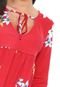 Blusa Nolita Estampada Vermelha - Marca Nolita