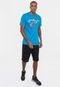 Camiseta NBA Sneakers Miami Heat Azul Reef Blue - Marca NBA