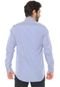 Camisa Tommy Hilfiger Slim Listrada Branca/Azul - Marca Tommy Hilfiger