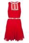 Vestido Colcci Vidrilhos Vermelho - Marca Colcci