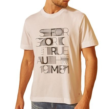 Camiseta Estampada Forum Box Branco Masculino - Marca Forum