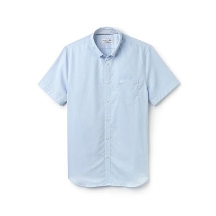 Camisa  Manga Curta Lacoste Azul - Marca Lacoste