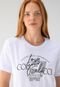 Camiseta Colcci Reta Estampada Branca - Marca Colcci