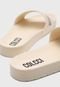 Chinelo Slide Colcci Logo Off-White - Marca Colcci