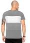 Camiseta RVCA Static Stripe Cinza/Bege - Marca RVCA
