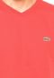 Camiseta Manga Curta Lacoste Jersey Vermelho - Marca Lacoste
