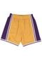 Shorts Mitchell & Ness NBA Swingman Los Angeles Lakers Home 1996-97 Dourada - Marca Mitchell & Ness