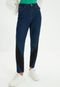 Calça Cropped Jeans Trendyol Collection Slim Recortes Azul - Marca Trendyol Collection