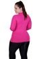 Blusa Plus Size Proteção Solar UV 50  Terra e Mar Camisa Térmica Segunda Pele Frio e Calor Feminina Inverno Frio Pink - Marca TERRA E MAR MODAS