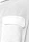 Camisa Seda Bobstore Pocket Off-White - Marca Bobstore