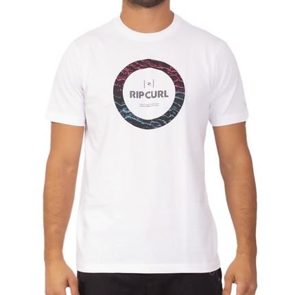 Camiseta Rip Curl Circle 10M Filter WT23 Masculina Branco - Marca Rip Curl
